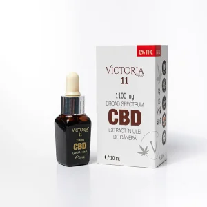 VICTORIA MEA 11, 1100 MG BROAD-SPECTRUM CBD EXTRACT IN ULEI DE CANEPA