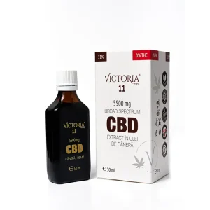 VICTORIA MEA 11, 5500 MG BROAD-SPECTRUM CBD EXTRACT IN ULEI DE CANEPA