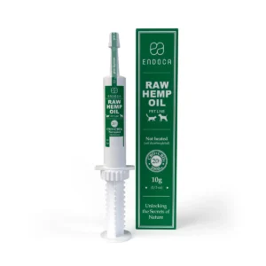 Seringă cu extract RAW de cânepă pentru animale Endoca, 20% CBD+CBDa, PET LINE, 2000mg – 10g